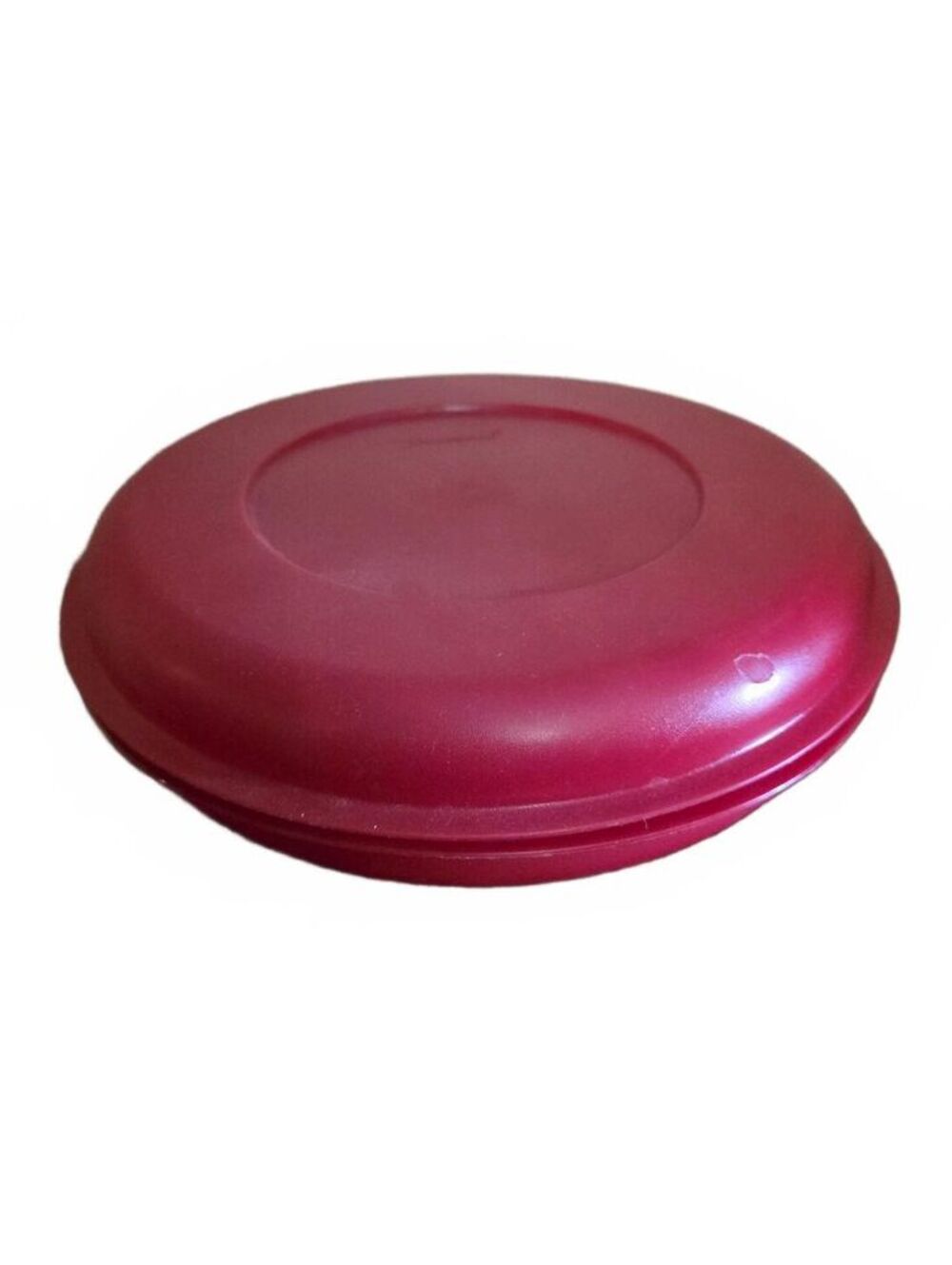 Tupperware #1708 1709 5 Section Serving Snack Tray & Lid Red